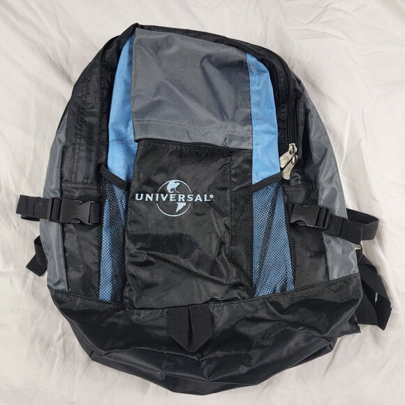 Universal Studios Adults Black Blue Backpack Casual Travel School College